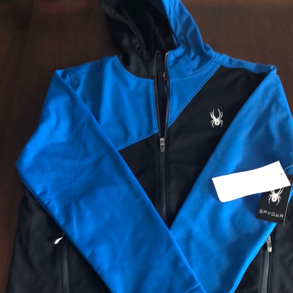😍NWT‼️Spyder Full Zip Hooded Jacket